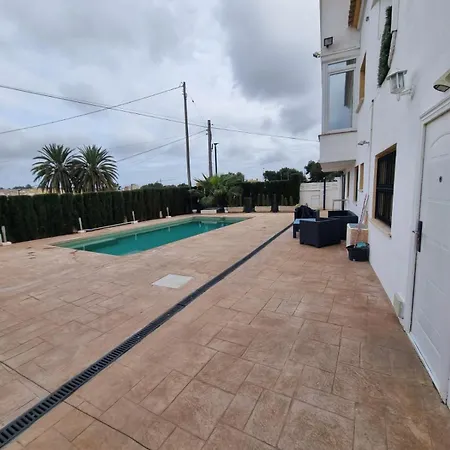 Privado 7 Min De La Playa Piscina Wifi Parking Aire Barbacoa Grupos Semesterbostad *