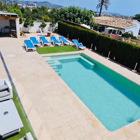 Privado 7 Min De La Playa Piscina Wifi Parking Aire Barbacoa Grupos