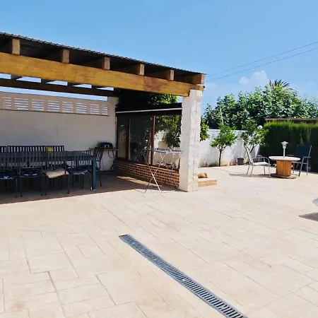 Tatil Evi Privado 7 Min De La Playa Piscina Wifi Parking Aire Barbacoa Grupos