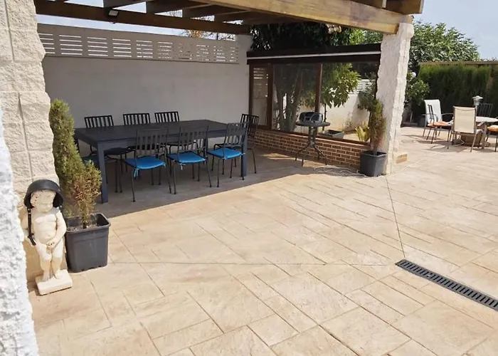 Privado 7 Min De La Playa Piscina Wifi Parking Aire Barbacoa Grupos *